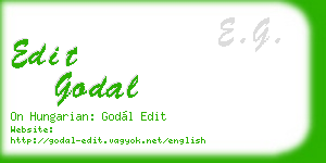 edit godal business card